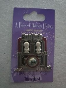 DISNEY DLR PIECE OF DISNEY HISTORY PODH 2009 HAUNTED MANSION BUSTS PIN LE 1000