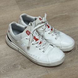 On Running Men's White Roger’s Sneakers
