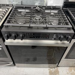 Samsung Gas Stove Slide In Stainless Steel