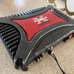 Car Amp Sony Xplod GTX series Class AB Amplifier 2/1channels bridge Mono mode 1200watts Max Peak Power for bass subwoofers