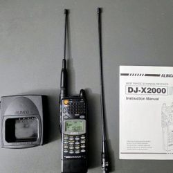Alinco DJ-X2000E Wide Band Receiver Handy Scanner With Bug Detection
