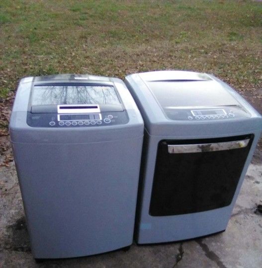 LG Hydro Shield High Efficiency Washer And Electric Dryer Set Free