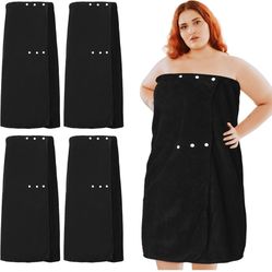 Tigeen 4 Pcs Spa Wrap Towel Wrap  Xl To 3 X 