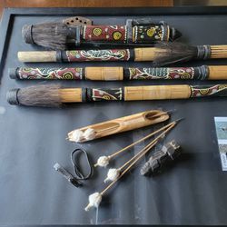 Vintage african blowgun