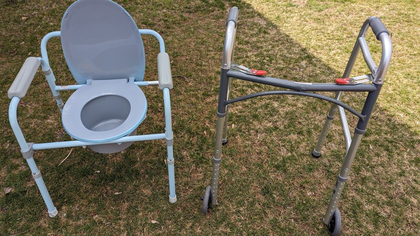 Commode & Walker Portable Toilet For Handicap Battle Creek Michigan