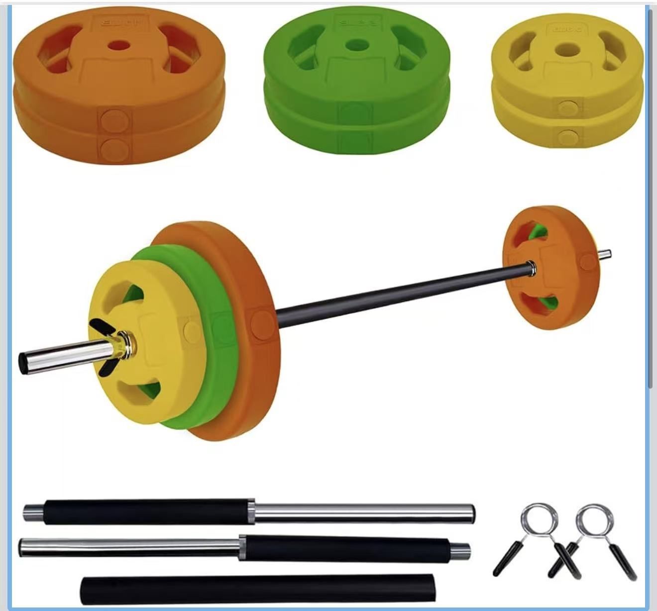 40LB Adjustable Barbell Weight Set