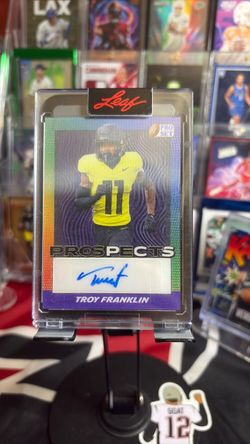 Troy Franklin rookie auto 3/5