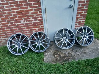20 inch AMG  Staggered rims 5x112