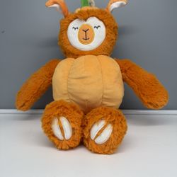 Slumberkins Halloween Alpaca Pumpkin Kin Plush - 16"