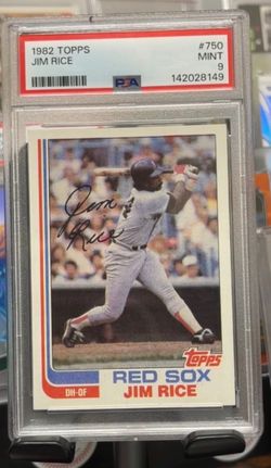 Jim Rice 1972 Topps #750 PSA MINT 9