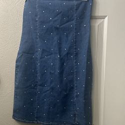 Blue Jean Crop Dress