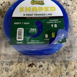Grass Gator Shaped 5 Point Trimmer Line