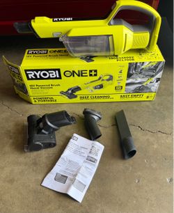 RYOBI 18v hand held vacuum/brand new