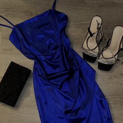 Royal Blue BodyCon Dress 🤩