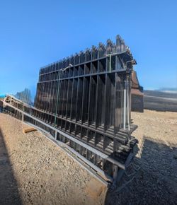 Heavy Duty steel Pinnacle Fences 6x10