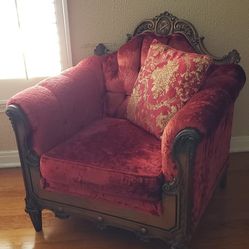 Antique Louis XV style Bergere Armchair