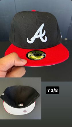 New Era Atlanta Braves Hat Size 7 3/8, 7 5/8
