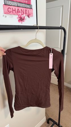 Open back long sleeve