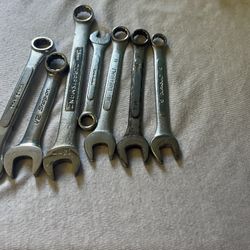 Small set of miscellaneous craftsman wrenches