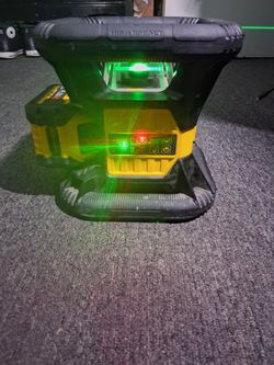 DEWALT ROTARY LASER WITH BATTERY STAND AND CHARGER $550 FIRM