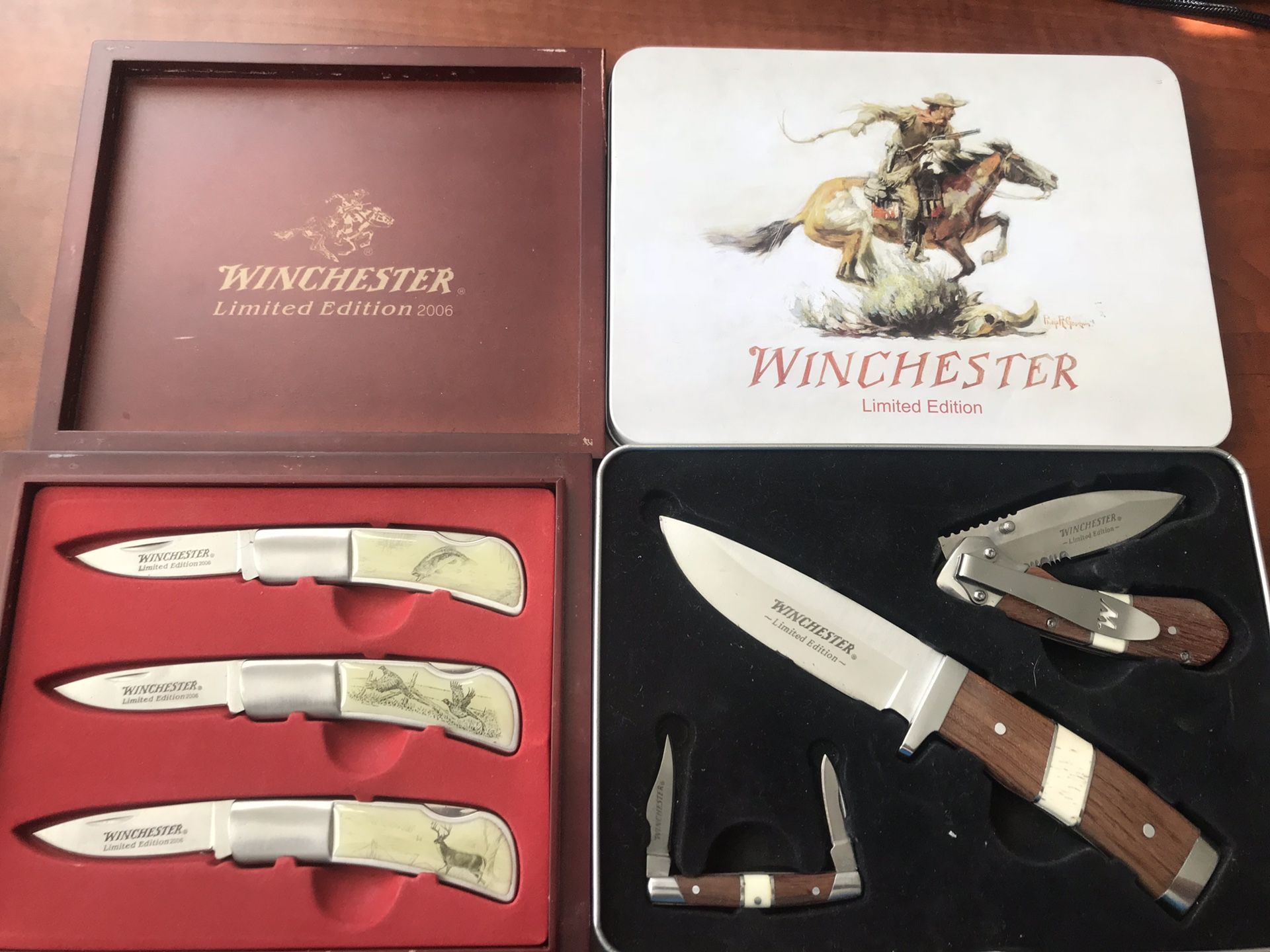 2 Limited Edition Winchester Knife Sets