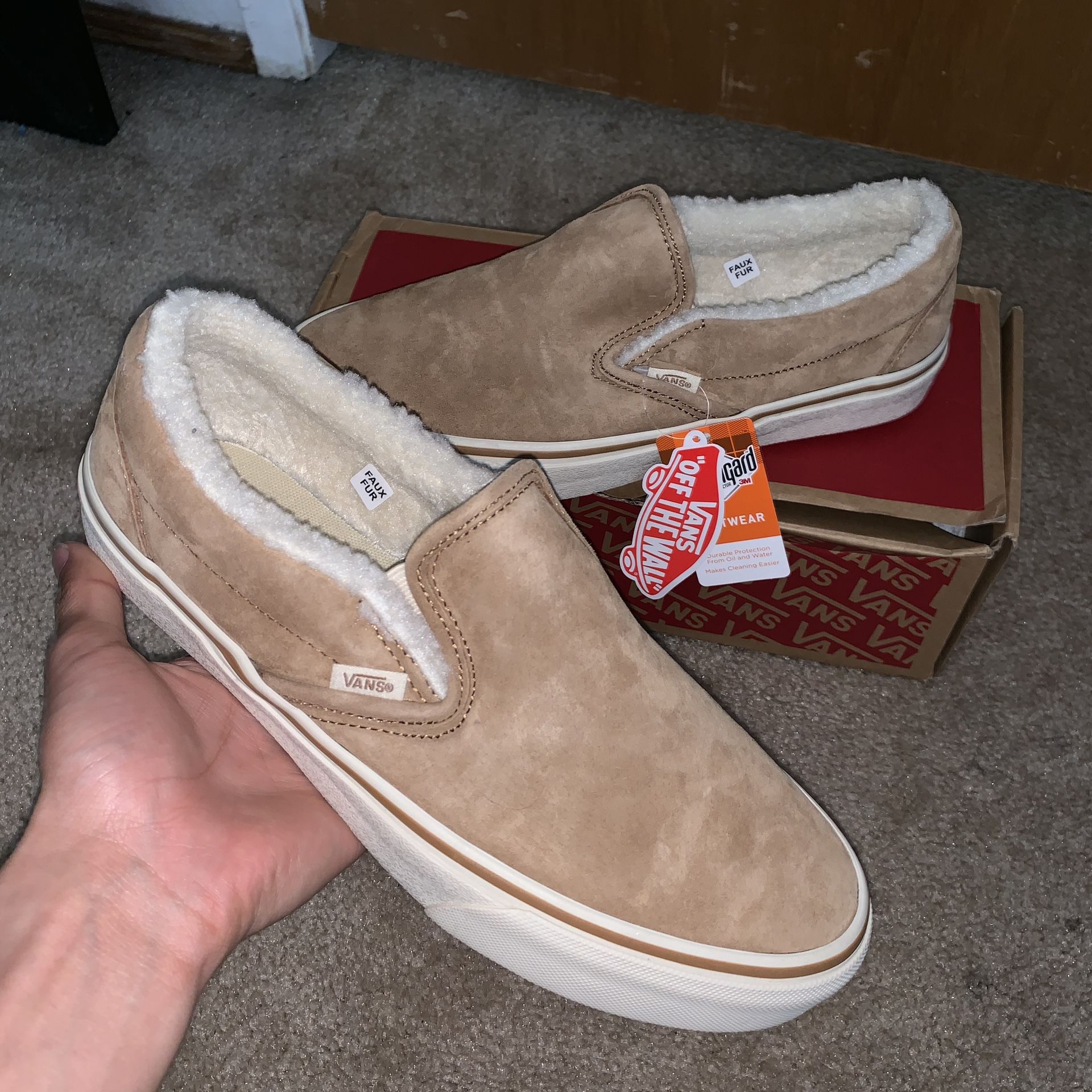 Vans x Madewell Suede Sherpa Slip On Size 10 Women s 8.5 mens for