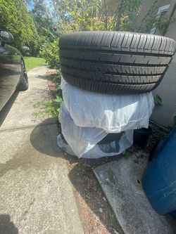 22" Blaque Diamond Rims with 265/35R22 Tires (price negotiable)