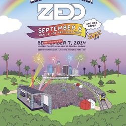 ZEDD IN THE PARK SEPT 6!!!