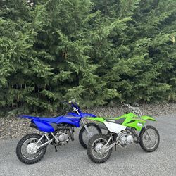 Kawasaki KLX110 And Yamaha TTR110 