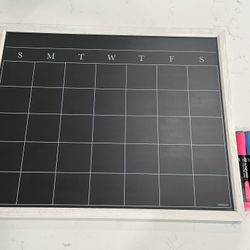Chalkboard Calendar