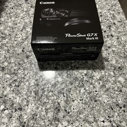 Canon PowerShot G7 X Mark III NEW
