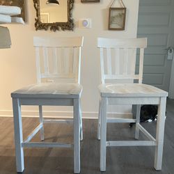 White Bar chairs