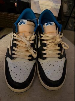 Jordan 1 Retro Low OG SP Fragment × Travis Scott Sz 12