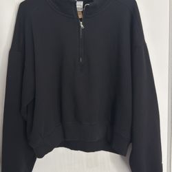 Pink half up sweatshirt 