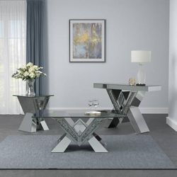Coffee Table With Bold V-Shaped Base Design! Lowest Prices Ever!