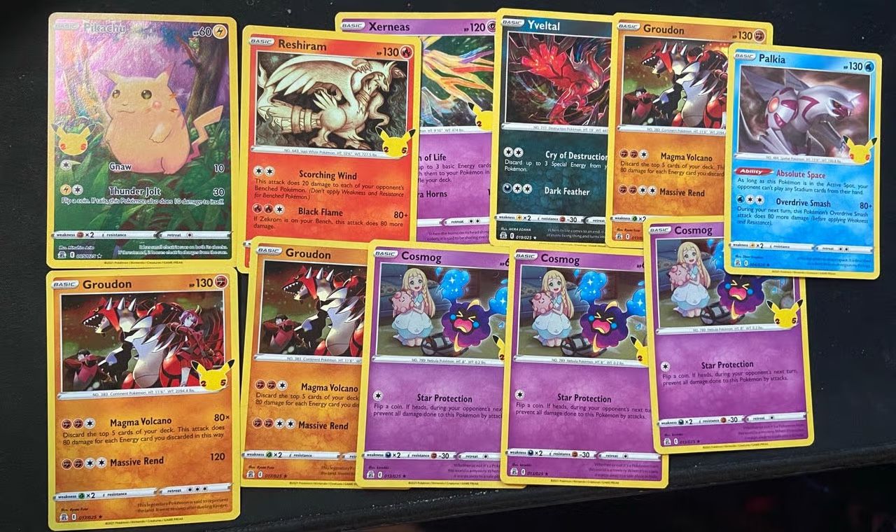 255 Pokémon Card Bulk Rare/Holo/Reverse Holo (6 Series)