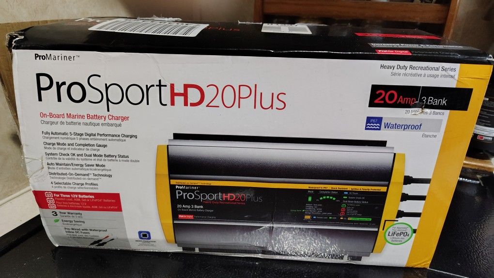 Pro Sport HD20PLUS 3 Banks Marine Charger
