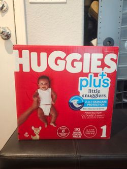 NEW HUGGIES DIAPERS SIZE 1