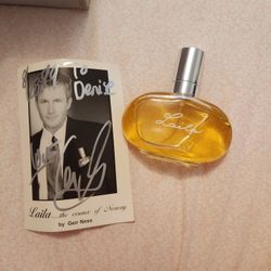 Laila Perfume  Card Signed By GEIR NESS from Norway