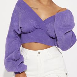 Women’s Amara Fleece Off Shoulder Sweatshirt