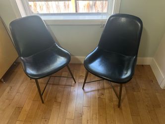 World Market Tyler Bi Cast Leather Dining Chairs