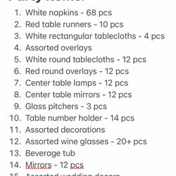 Party Decors