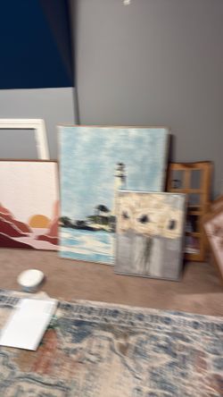 Artwork $10 Smaller, $30 For Lighthouse.