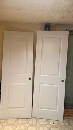 Dos puertas de 28” x 80”