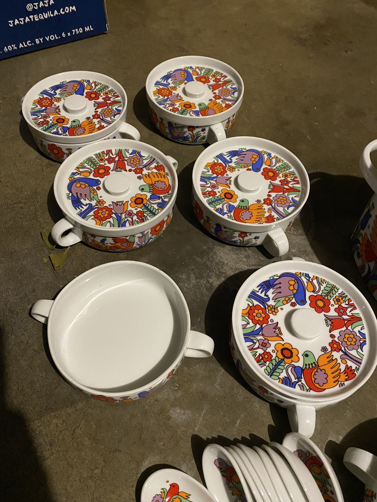 Vintage Royal Crown Paradise Ovenware Set