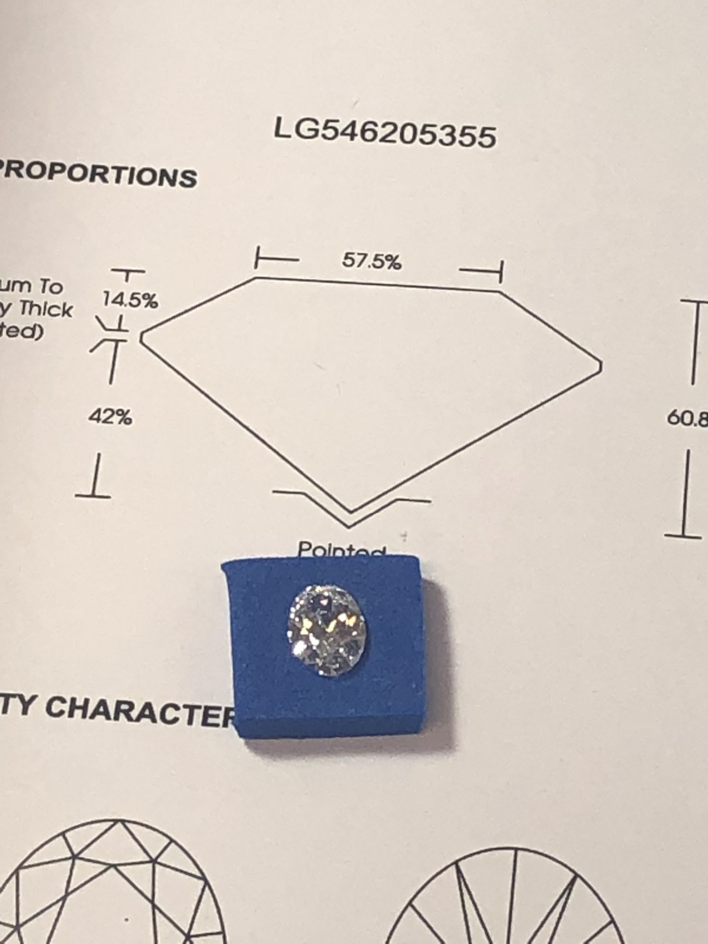 CVD Lab Diamond 1.55 Ct. OVAL Shape