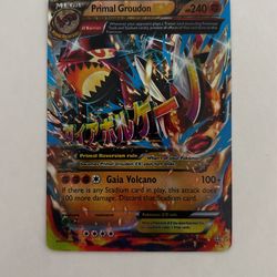 Primal Groundon Ex Pokemon card
