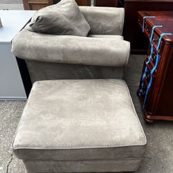 Large Chair And Ottoman 