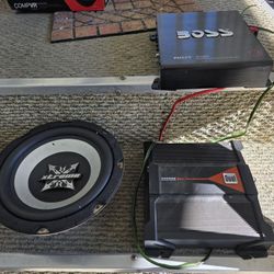 10" Sub And Amplifiers