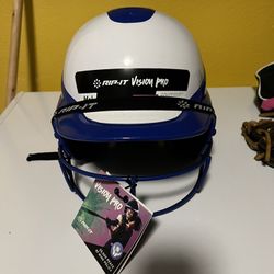 Softball Helmet W Face Protector